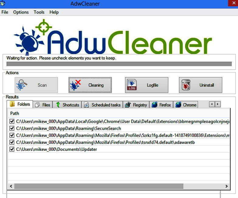 Adwcleaner не запускается windows 7