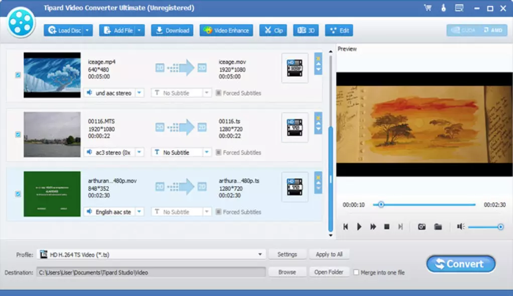 Tipard Video Converter Ultimate 10.3.36 download the new version