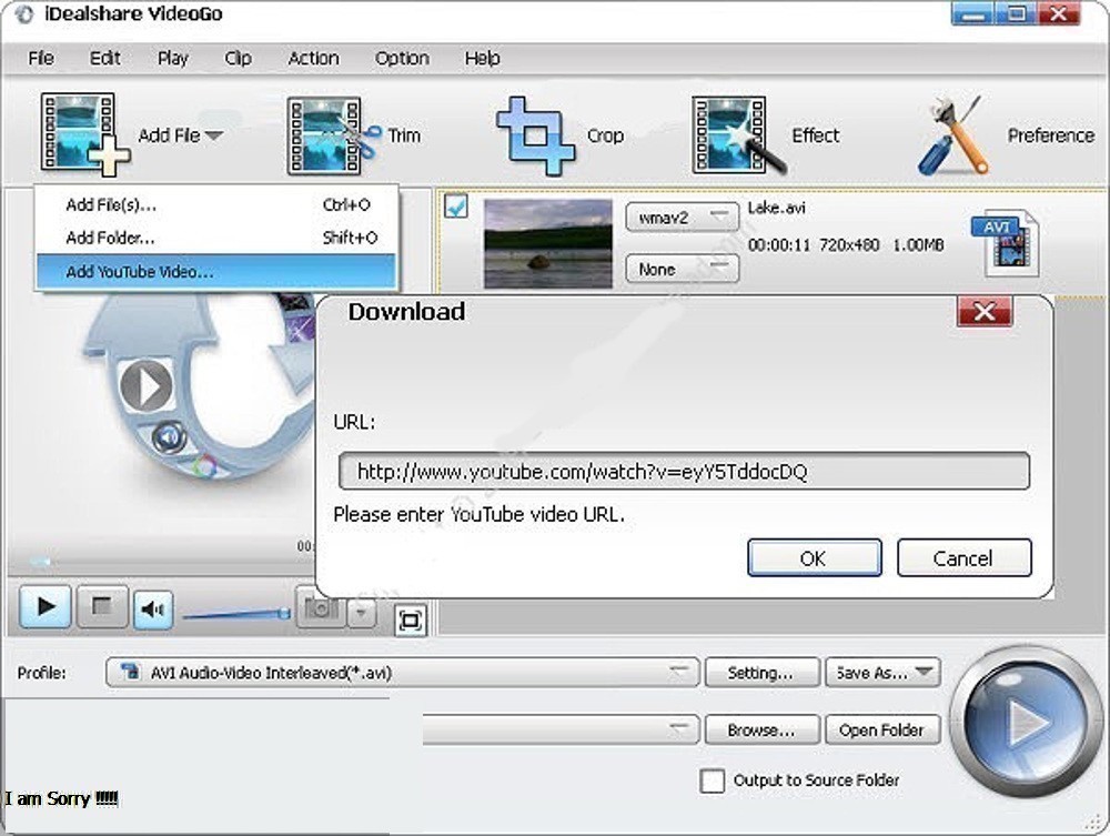 idealshare videogo how to convert video to image