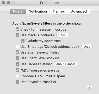 outlook for mac 2016 spamsieve